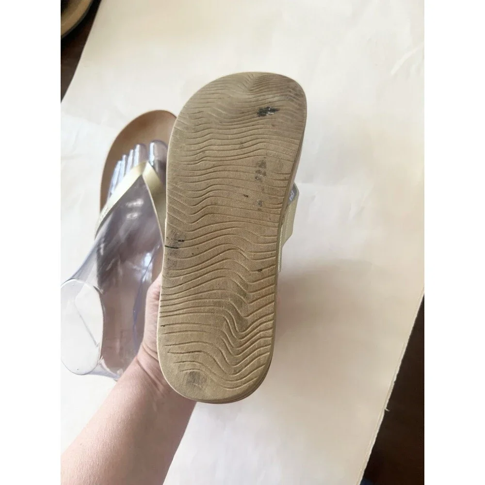 Reef Cushion Bounce Court Copper Women's Flip Flop Sandals Size 9 Comfort
